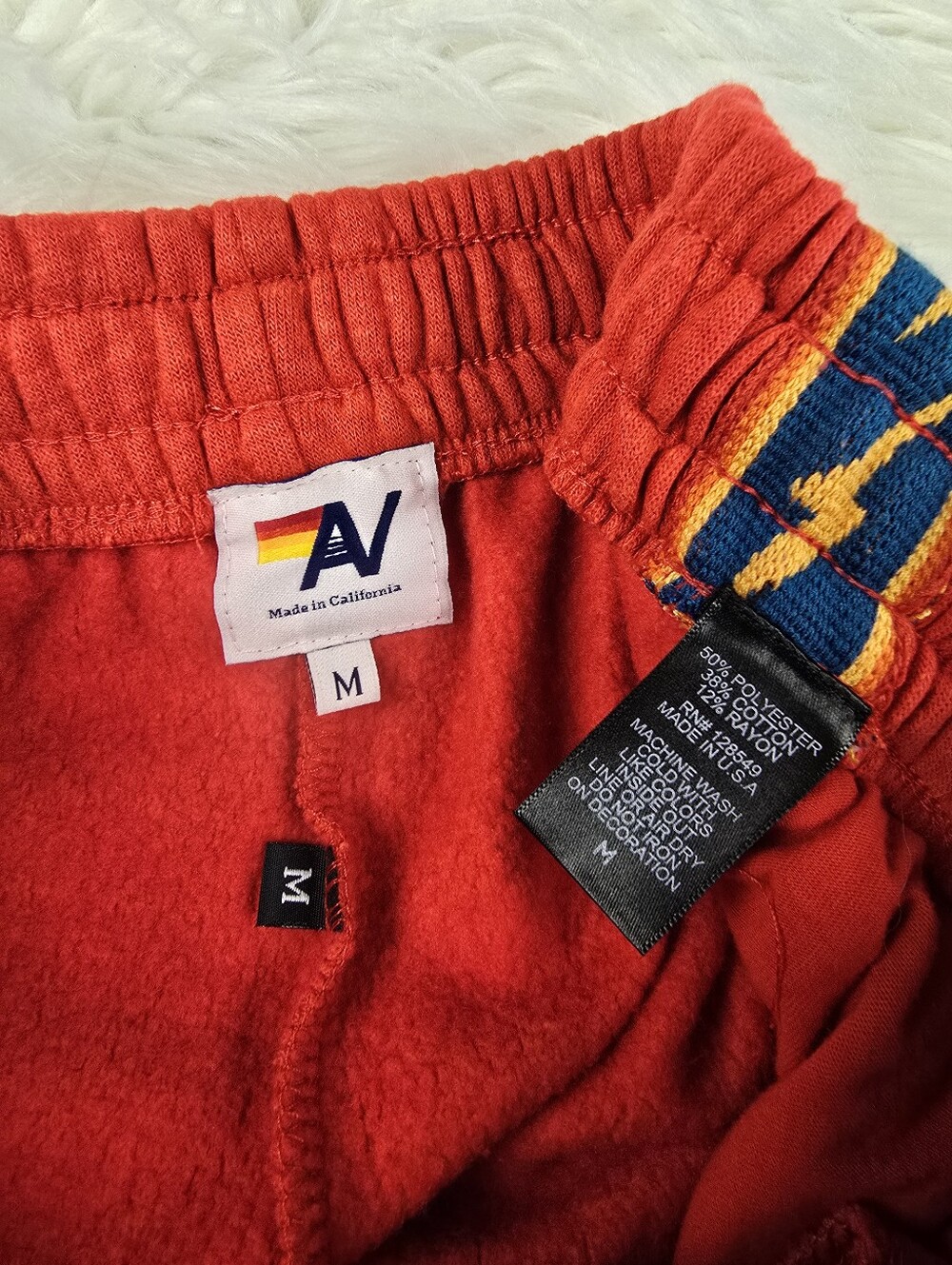 Aviator Nation RARE Bolt Stripe Sleeveless Hoodie & Lounger Short Set Medium - Picture 8 of 16